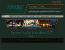 Tablet Screenshot of mde-services.com